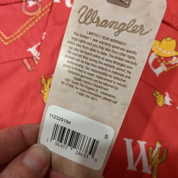 Kids Wrangler Western Shirt - Picture 7 of 10